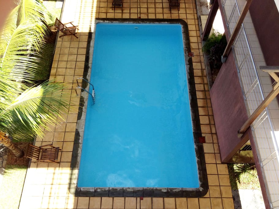 A truly tempting dive indeed, the immaculate swimming pool is usually all yours