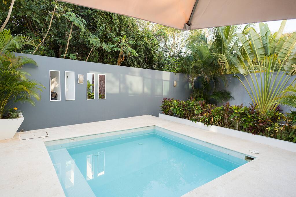 Private pool in the back