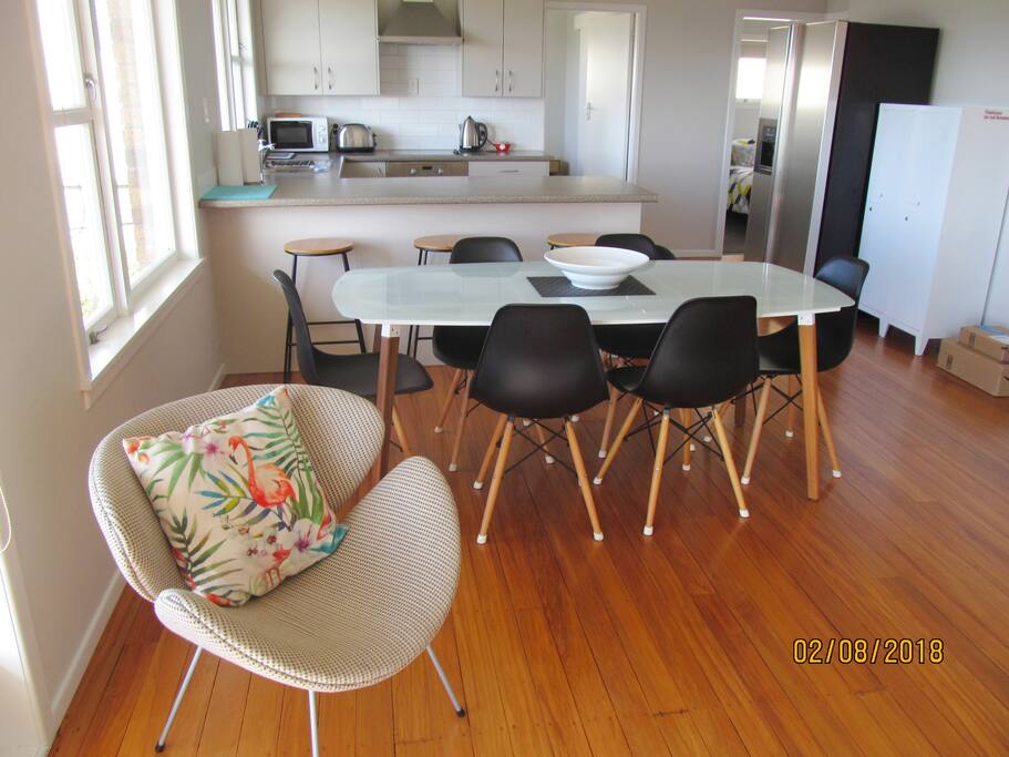 dining and kitchen