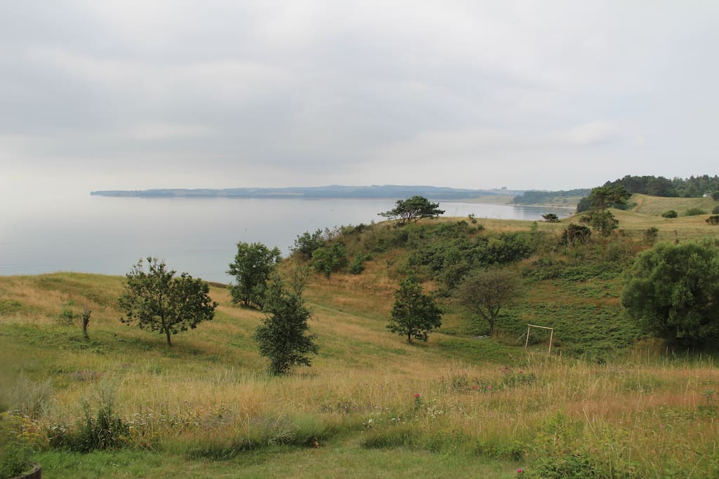 Overlooking the bay of Ebeltoft and the peninsula of Helgenæs