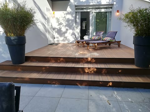 Family home with garden near city center