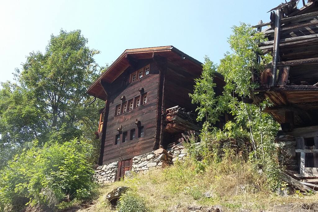 Façade sud de la maison