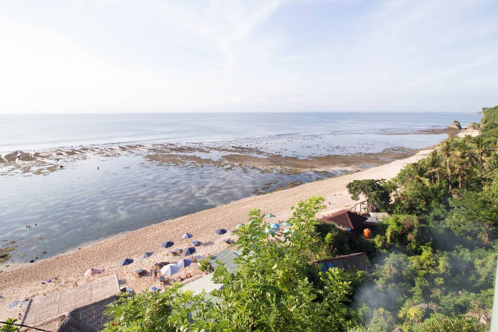 Thomas beach is a secret beach just 100 meters behind our location.