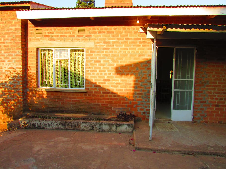 The entrance to our guesthouse