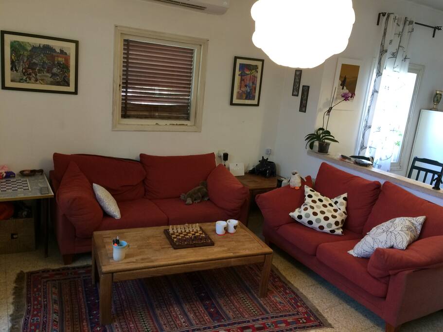 Cozy but spacious living room