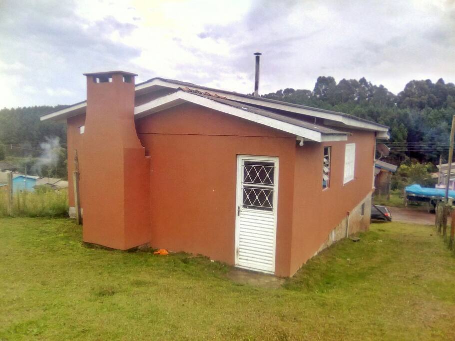 Quintal da casa,fundos.
