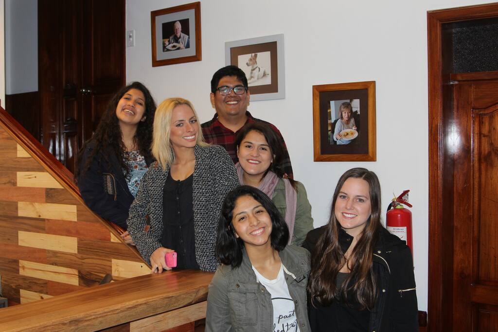 Our first customers, from Lima Peru.
