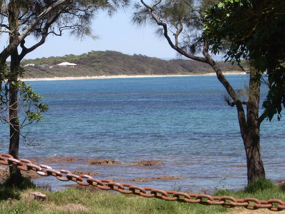 Looking south west from waterside verandah