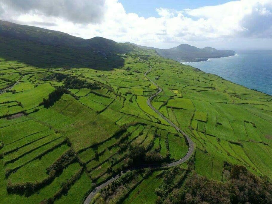 Faial von oben