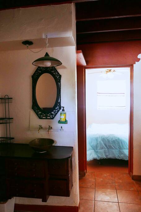 Sink and Bedroom