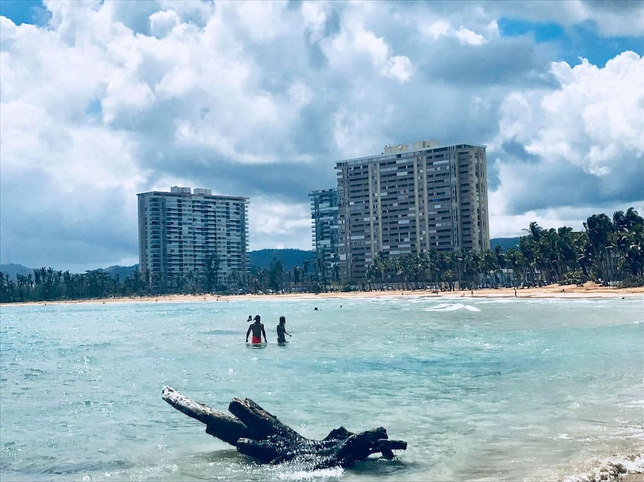 Beachfront Condo Luquillo! The pool is open!! Condominiums for Rent