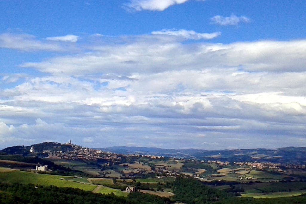 View of Todi from terrace