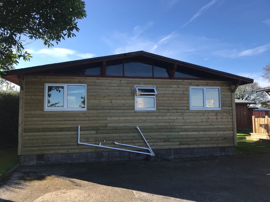 Back of Chalet from car park