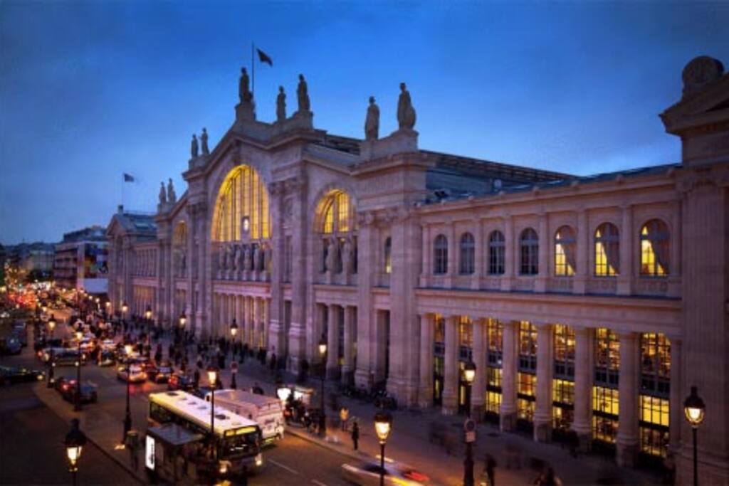 one minute fron Gare du Nord
