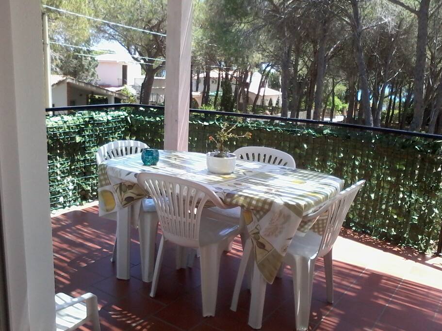 Veranda vista mare