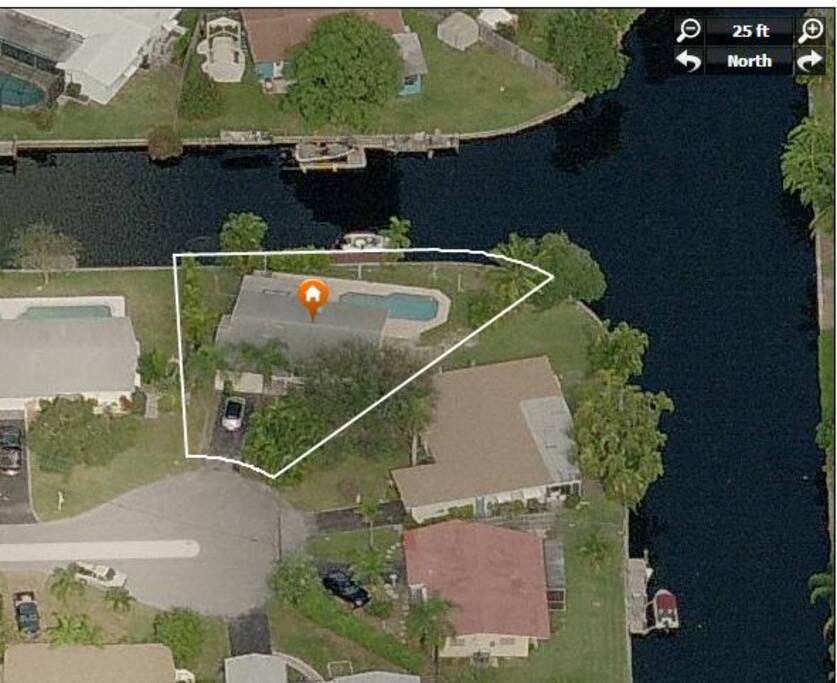 Bird view of the property