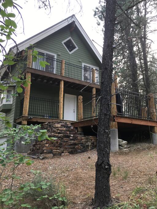 Entrance to cabin