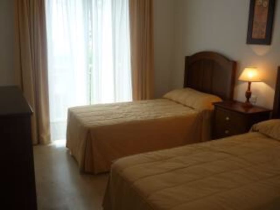 One of the bedrooms