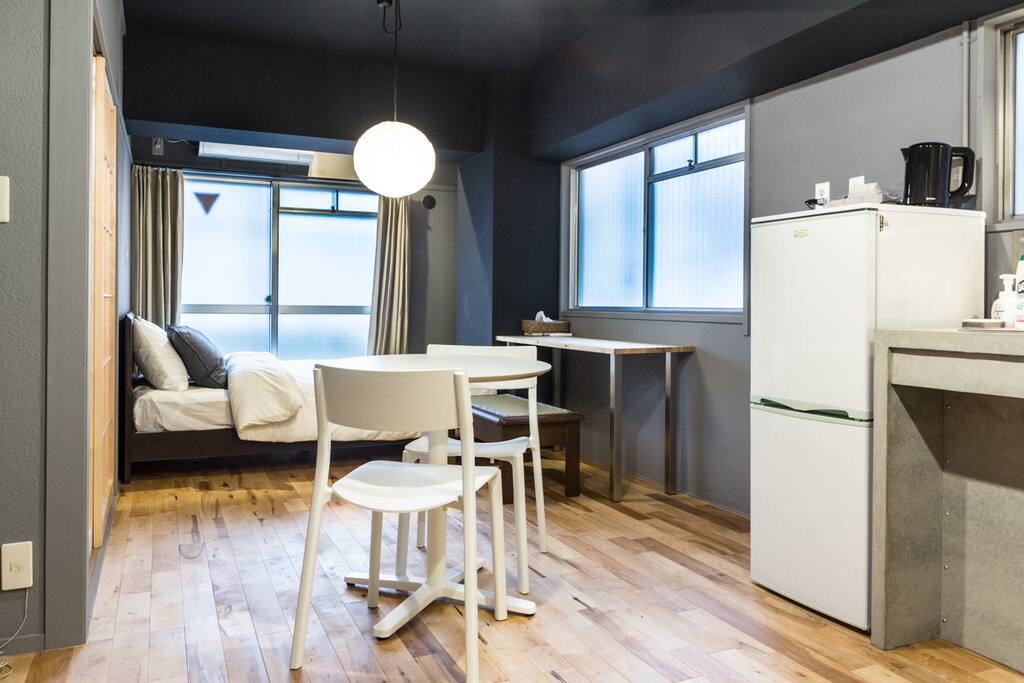 View from the entrance into the apartment