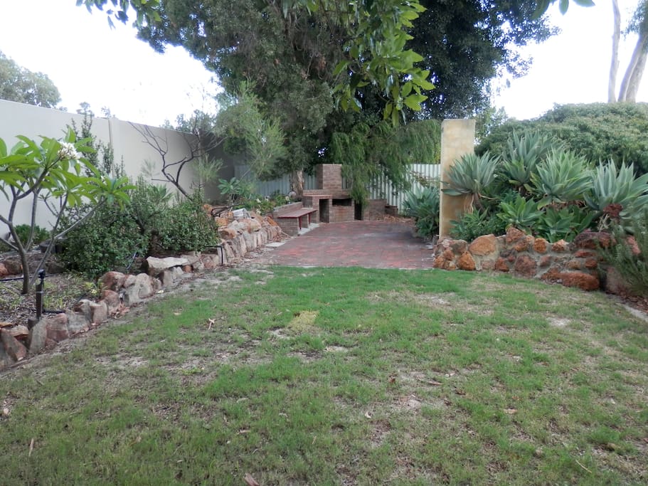 More of the back garden