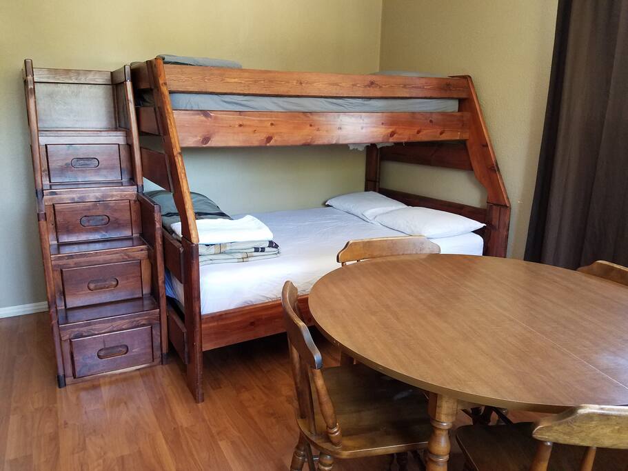 Custom Stairs to Upper Bed