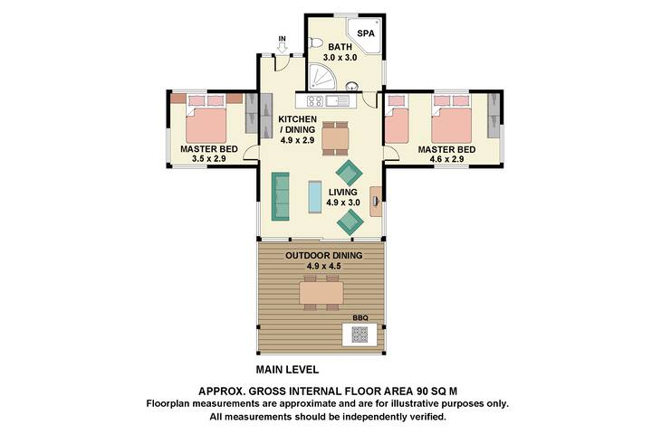 Tallowood 2 Bedroom Chalet @ Promised Land Retreat gallery image 2