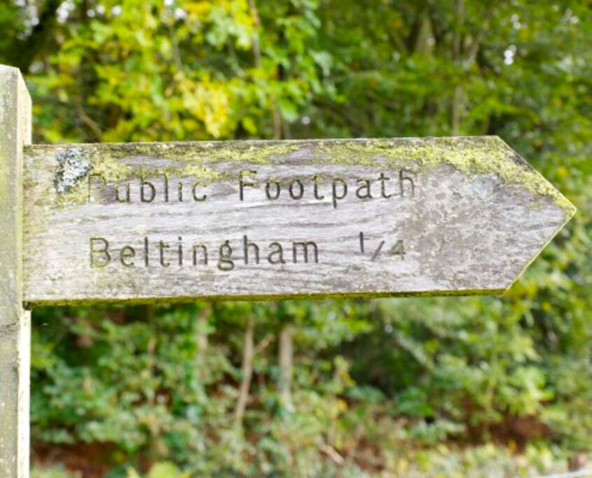 Village signpost