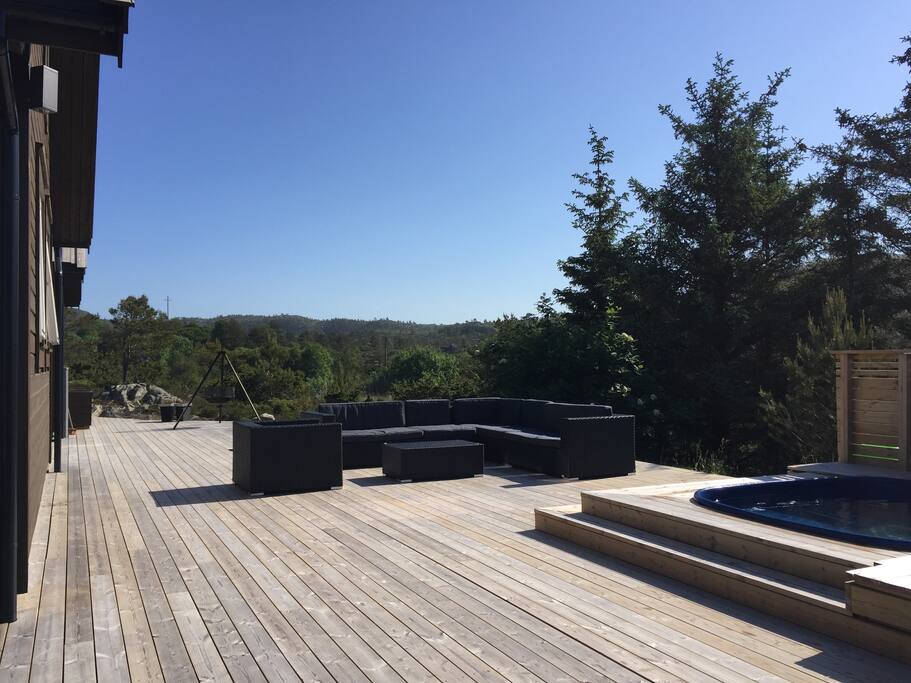 Large terrace