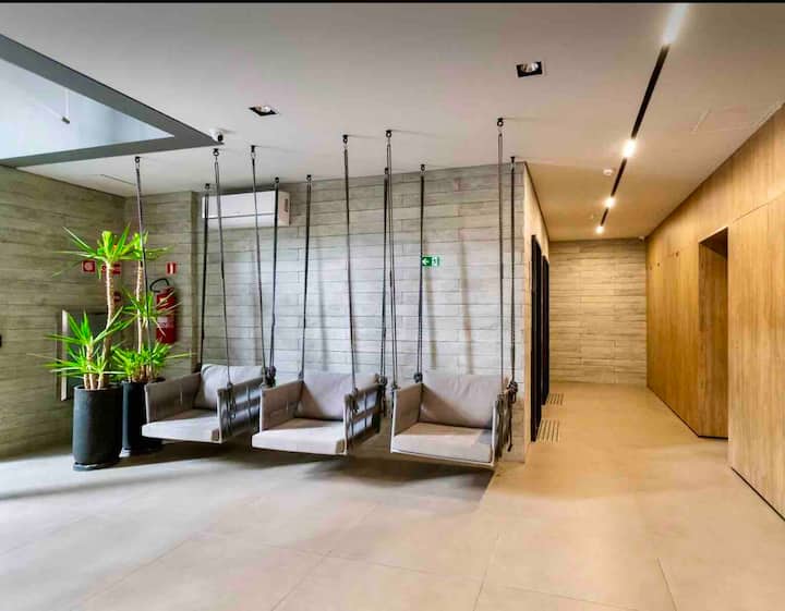 Studio 1107 - Tv 360°, Ar Cond. E Piscina Rooftop - São Paulo