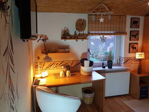 Small, cozy guest room with charm