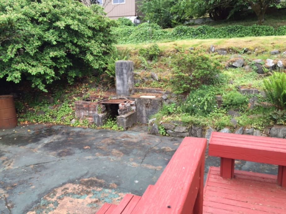 side of yard