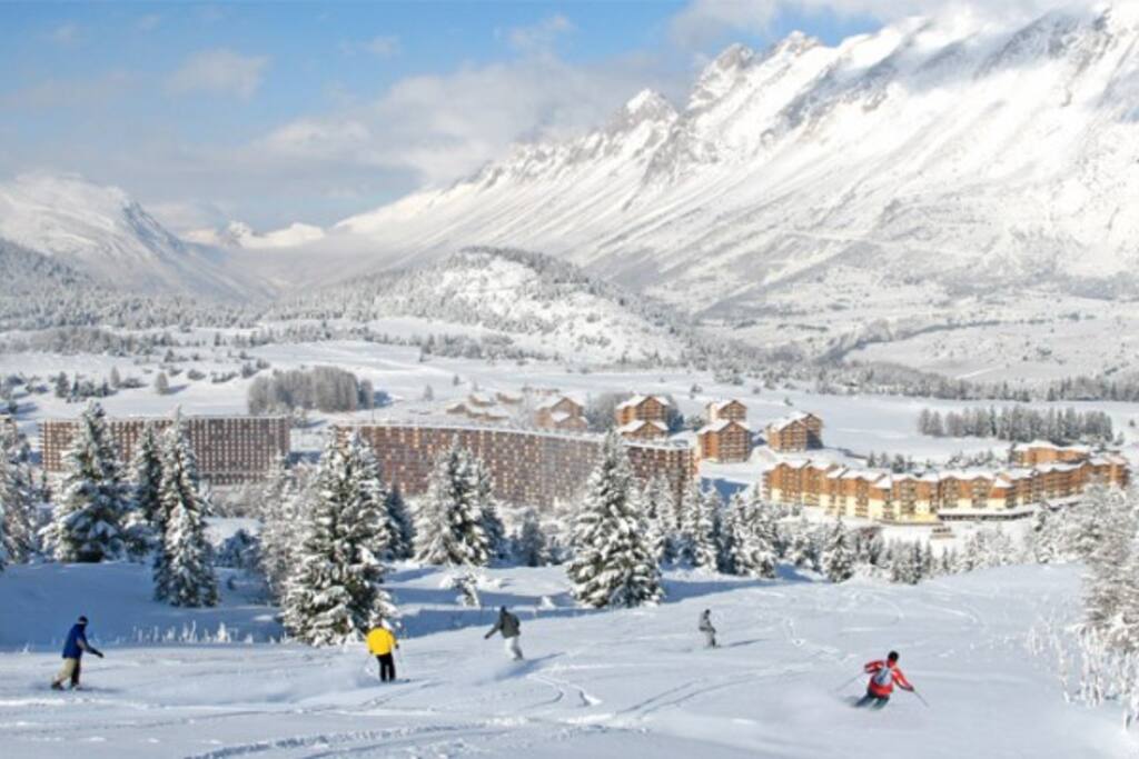 Superdévoluy, vue des pistes