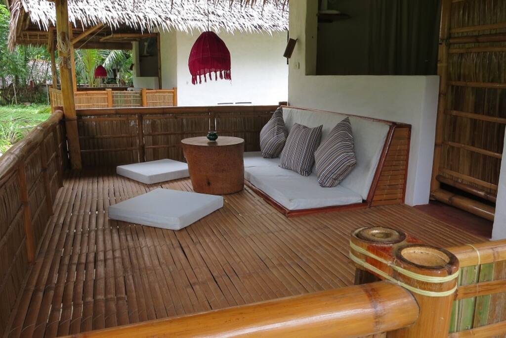 Veranda with Romantic Light and an extra Spot