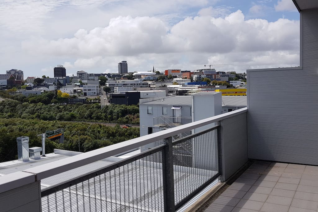 Balcony looking East