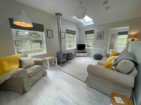 The Little House.  Mountains, sea, fields