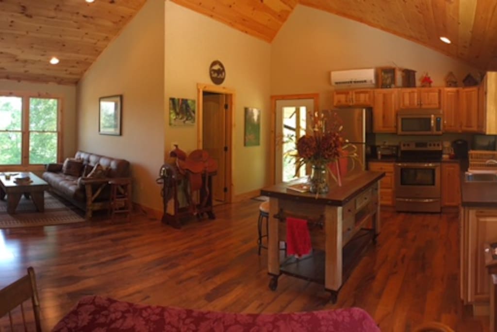 Inside living area
