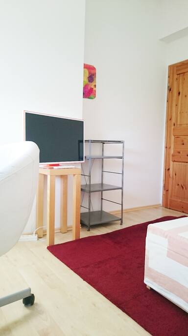single bedroom with TV