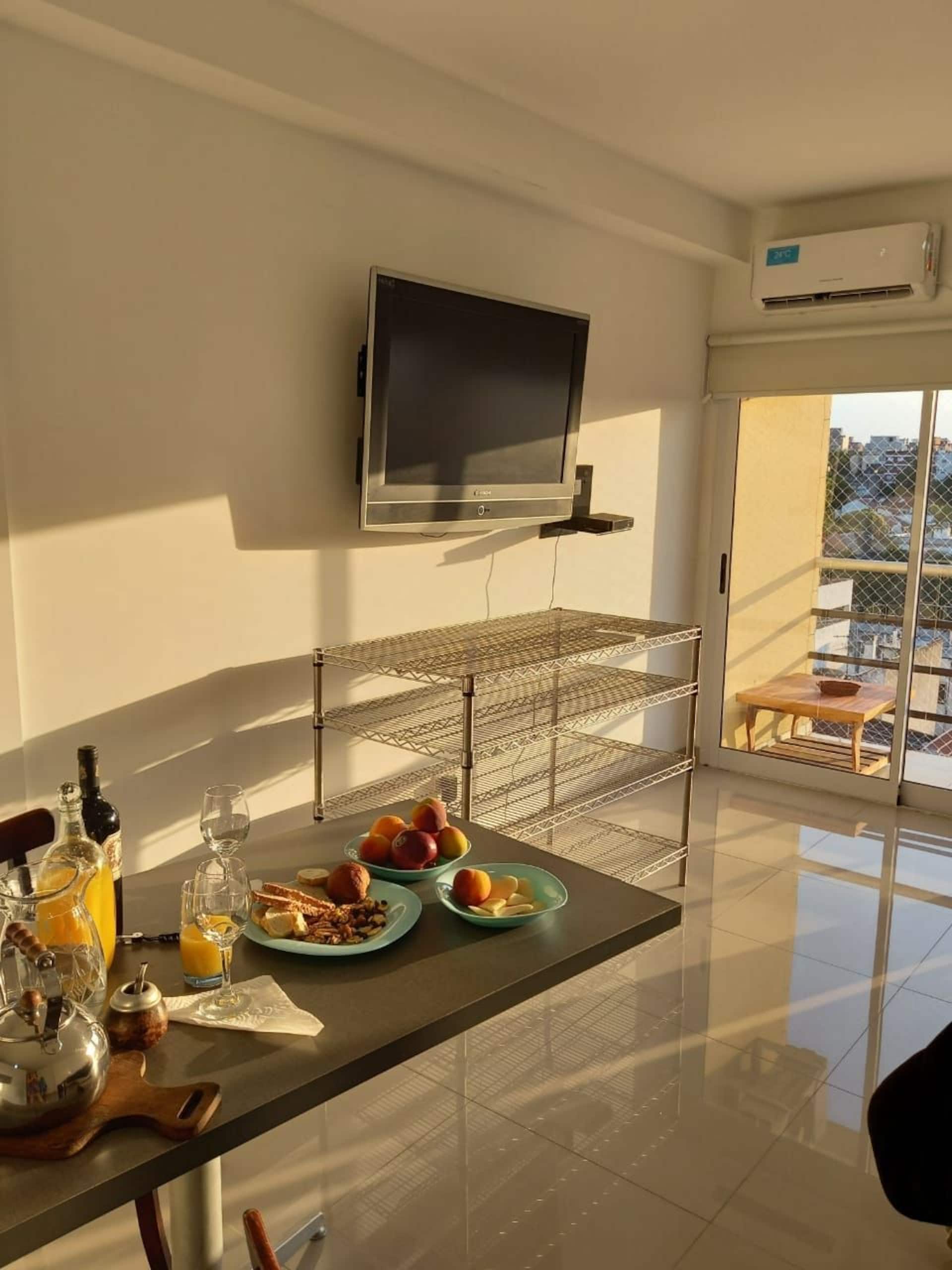 Apartamento de 1 quarto em General San Martín, mobiliado