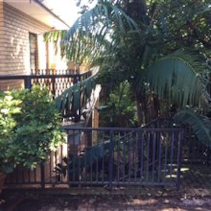 Entrance to upper and lower level