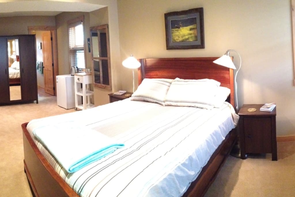 Hang out and read, or only use this bed to sleep off an epic day of adventure!