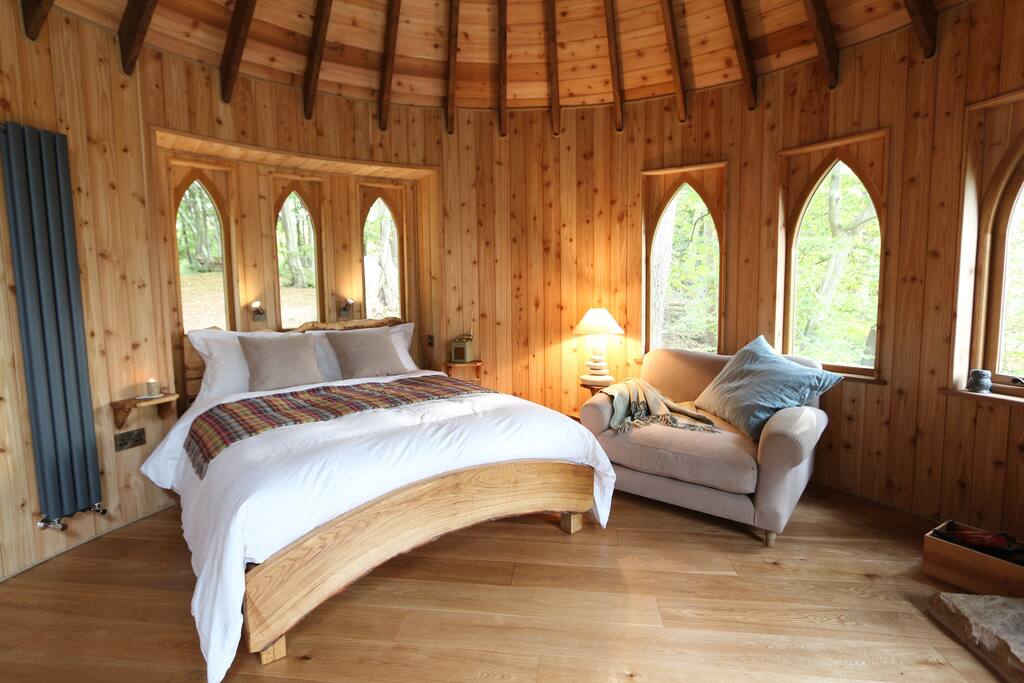 King size bed and sofa