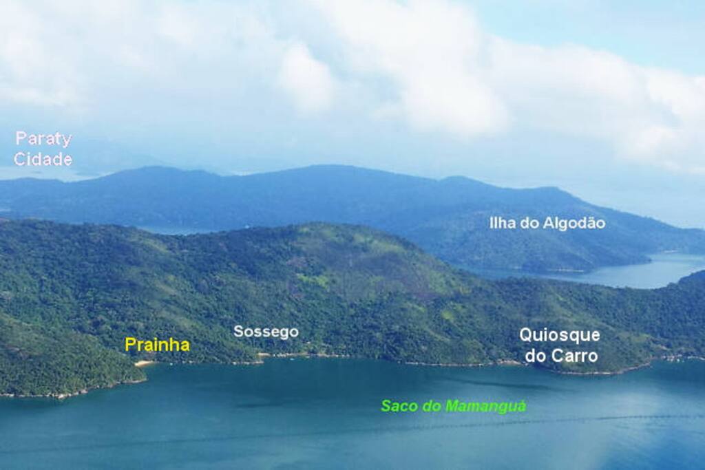 Vista aérea da Prainha