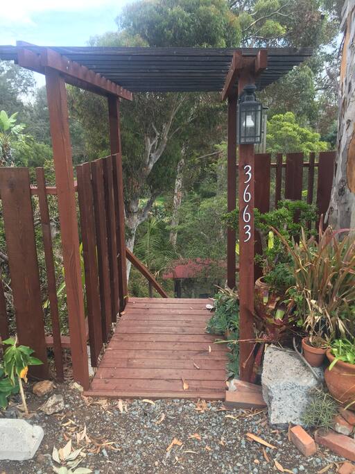 Driveway entrance