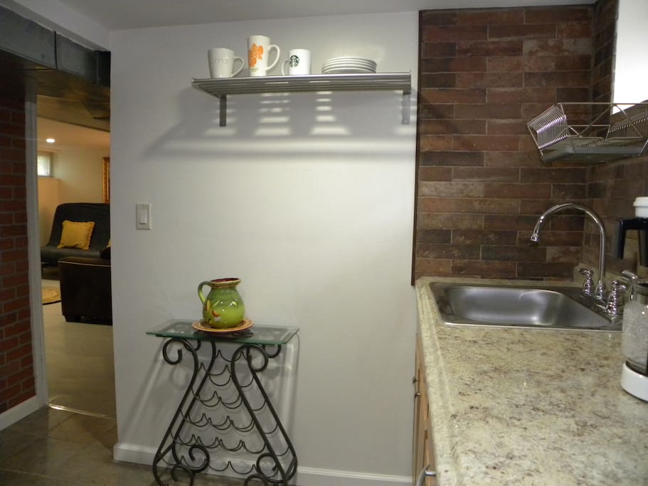 Fully stocked kitchen