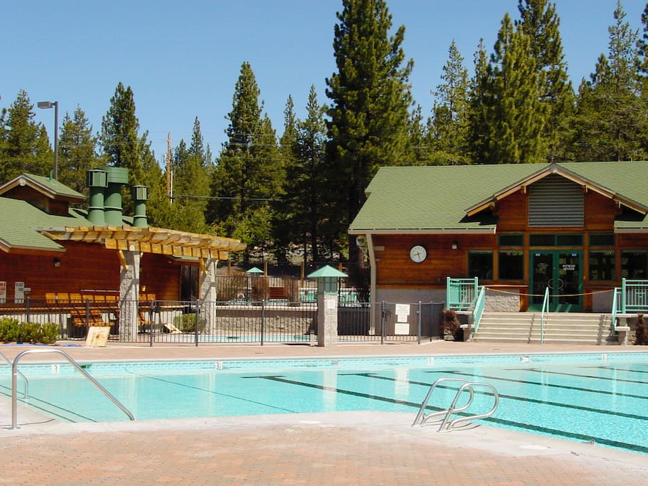 Take a dip in the shared pool -- open for lap and recreational swimming.