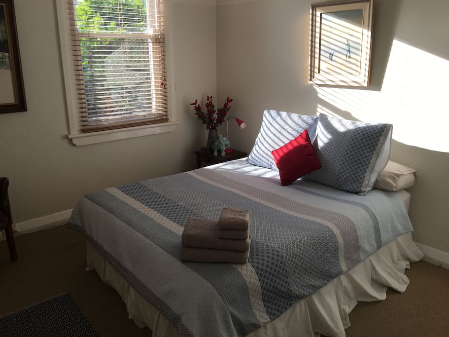 2nd bedroom with queen bed and BIR's