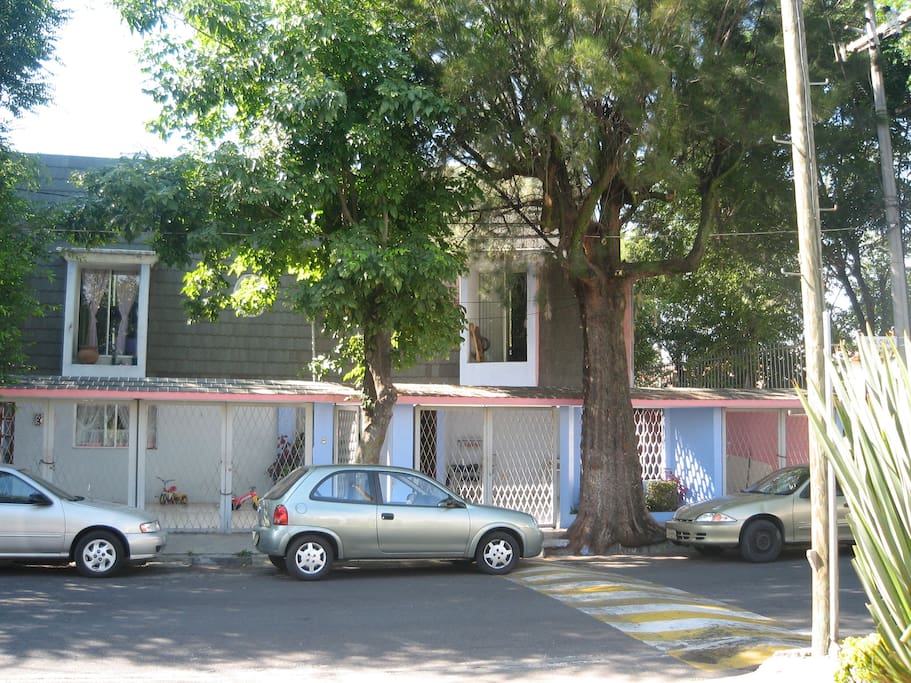 Esta es la fachada de la casa