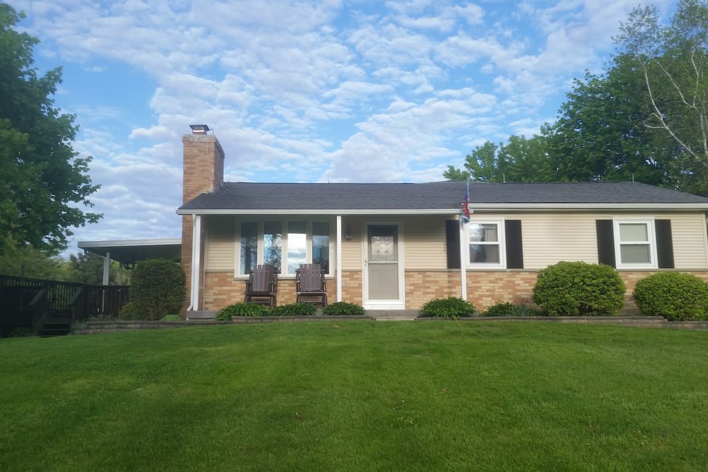 Late Spring front of the house view