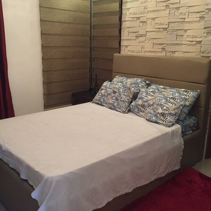 Masters bedroom with bathroom