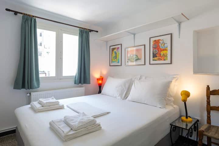 Apartamento estudio en la azotea EP9T con cama doble tamaño queen